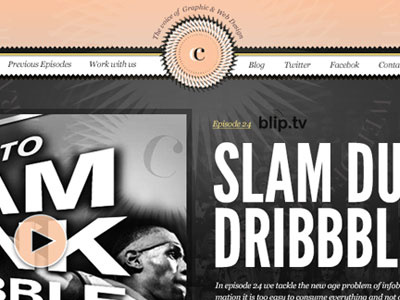 New Chirpag Website graphic design podcast typography web design talk website design
