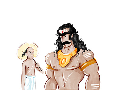 Mahabali and Vamana