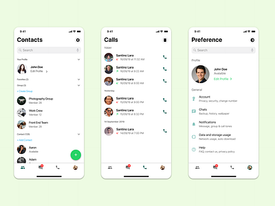 Whatsapp Redesign Concept Part II