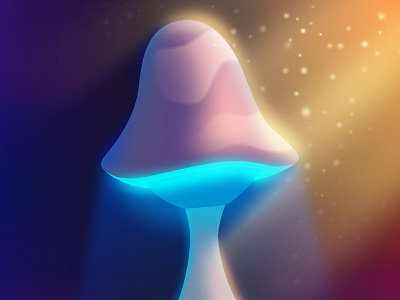 Another Mushroom affinity designer concept art digitalart fantasy art gameart illustration mushroom vector art