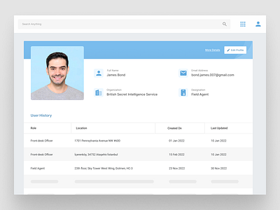 Daily UI: Profile