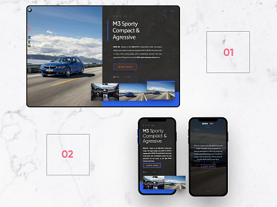 Home page design | BMW M3