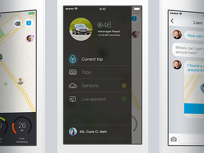 autotracker (en) car chat economy fuel help live map sensors track tracking trips