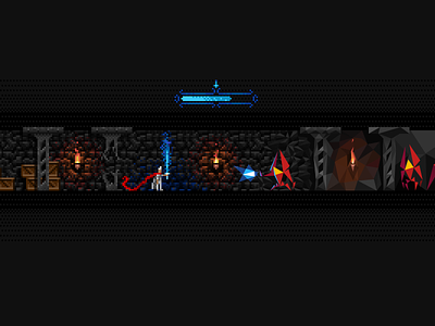 game concept art art dungeon game pixel polygon sword vector