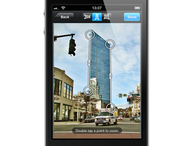 perspective correction app adjust app camera distortion fix iphone mockup perspective photo photography
