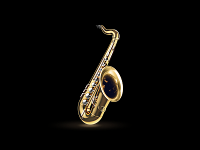 jazz v1.1 chrome gold jazz reflection sax saxophone shiny