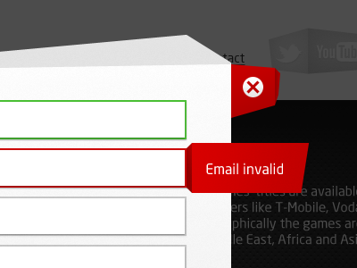 contact form popup close email error form forms invalid name popup