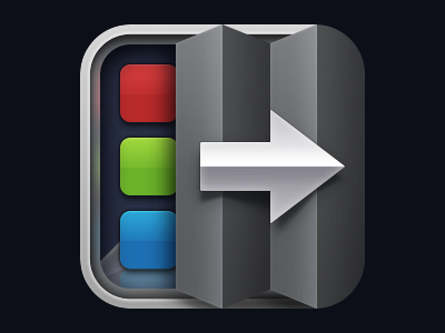fold to unlock icon arrow blue cydia fold folds gesture green homescreen icon icons ios lockscreen red touch tweak
