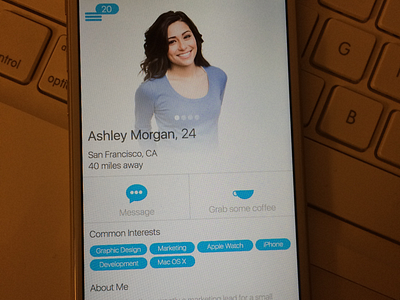 CFT Profile View app dating ios profile ui