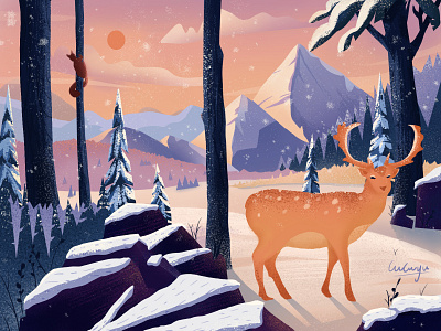 Winter is coming! design illustration scene illustration