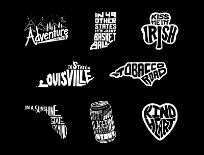 Lettering adventure basketball beer beer can carolina florida hand lettering heart indiana irish kentucky kindness lettering lettering art louisville north carolina outdoors st patricks day tobacco road