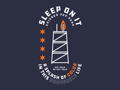 Sleep On Chicago band bands chicago midwest music pop punk sleep on it type typography