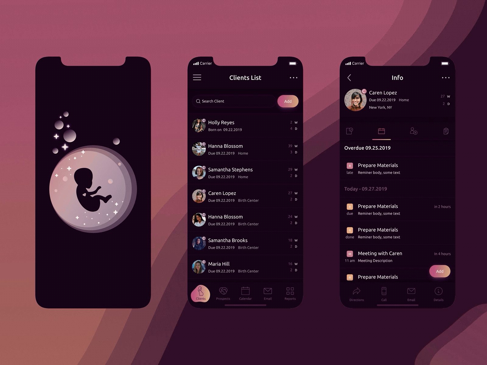 Browse thousands of Doula images for design inspiration | Dribbble