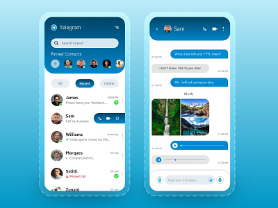 Telegram - App UI