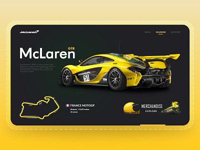 McLaren Landing Page - Web UI