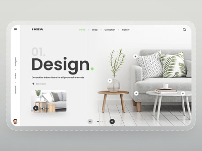 IKEA Landing Page - Web UI