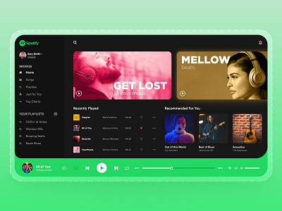 Spotify - Web AppUI