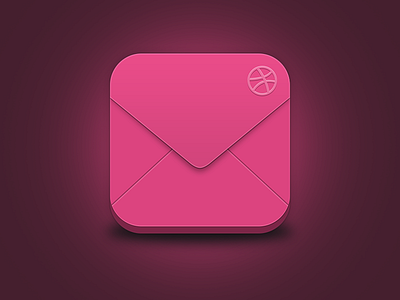 Thanks to Visualia ⚒ for the Dribbble Invitation debuts dribbble envelope first shot icon invitation thanks