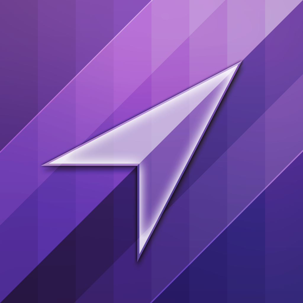 purple phone app icon