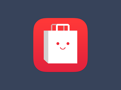 Paperbag iOS App Icon app bag groceries icon ios7 iphone paper paperbag shop shopping