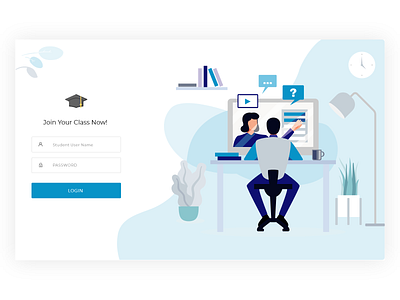 Login Screen design dribbble flat illustration ui ux vector web