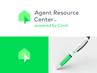 Agent Resource Center Logo branding digital home services house real estate realtor logo smart home
