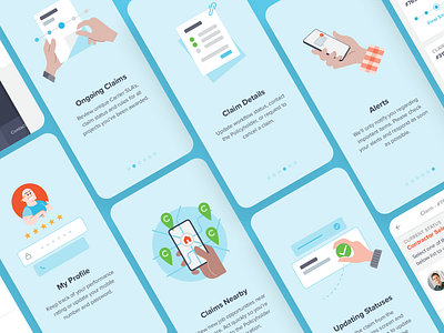 Westhill App Spot Illustrations