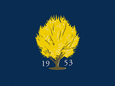 Maidenhair Tree golf logo tree