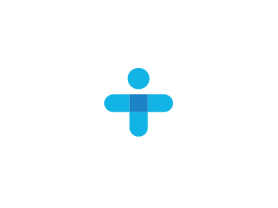 Simple Health blue health health logo icons medical person wellness