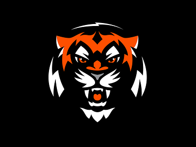 More tigers... animal lettering logo paw ridgefield sports tigers type