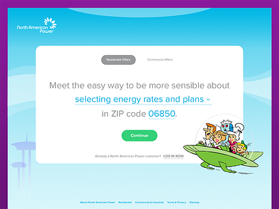 Draft A design direct mail energy jetsons rebrand responsive smart home web design website