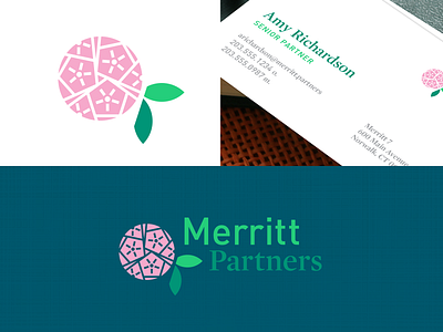 Mountain Laurel finance firm flower investing logo merritt mountain laurel