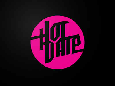 Date Night band band logo circle cover band hot date pink