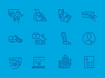 Health Insurance Icons