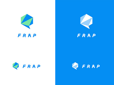 Frap blue chatbot logo