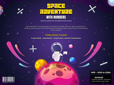 Space Game Packaging Design