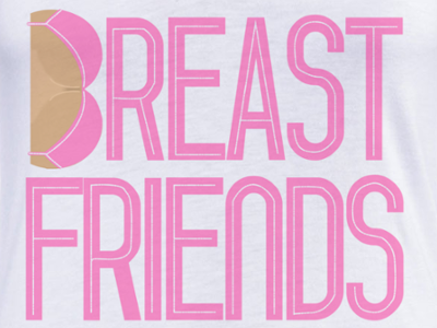 Breast Friends apparel awareness breast cancer friends tshirt
