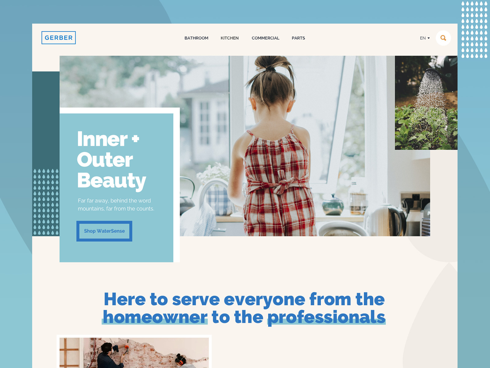 Simple Homepage Layout by Derek Lauritzen for Solid Digital on Dribbble