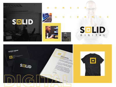 Branding Mockup black and yellow branding branding mockup identity solid square logo