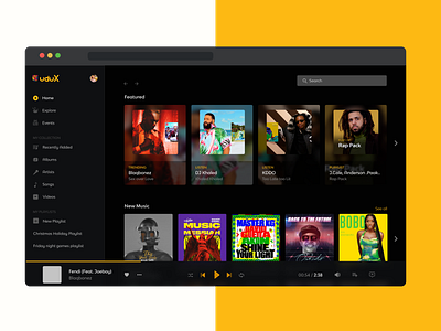 UduX Design app design music app music web product design ui web app web design