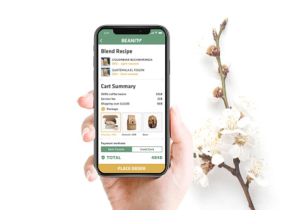 Beanity mobile application application application design branding coffee coffee app interface mobile app mobile design ui ux