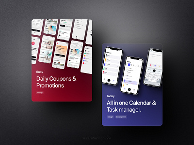 Projects Case Studies Cards - Harmony card card design cards ui case studies case study casestudy colorful home page landing page portfolio project stylish ui ux uidesign uiux web design work