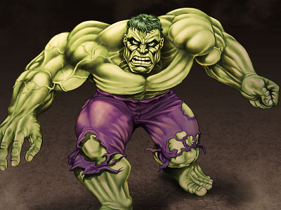 Hulk Concept chars comics concept illustration