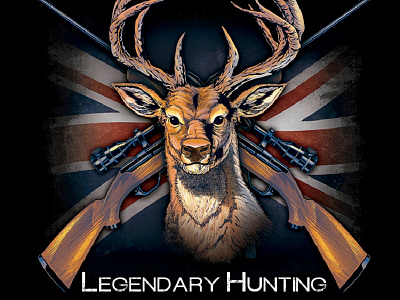 Hunting Shirt Design - Illustration design hunting illustration shirt