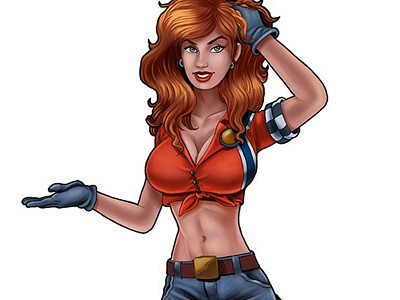 Sexy Mechanic Girl! bitcube character design girl illustration mechanic sexy