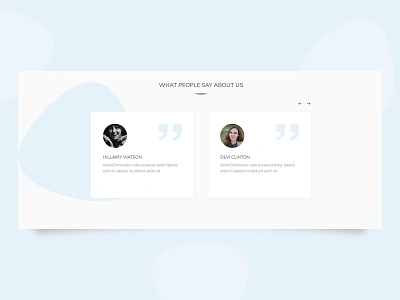 Testimonials adobe adobexd application design testimonial ui webapplication