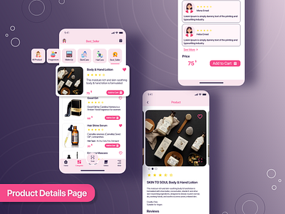 Cosmetics App store app design ui ui design uiux