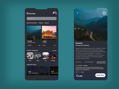 Travellex design minimal mobile ui ux