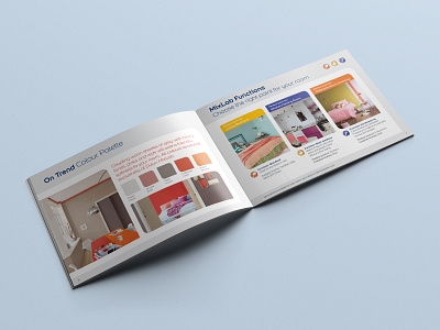 Dulux Mixlab brochure brochure design design layout print design
