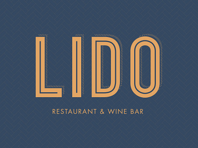 Lido brand identity brand identity branding logo restaurant